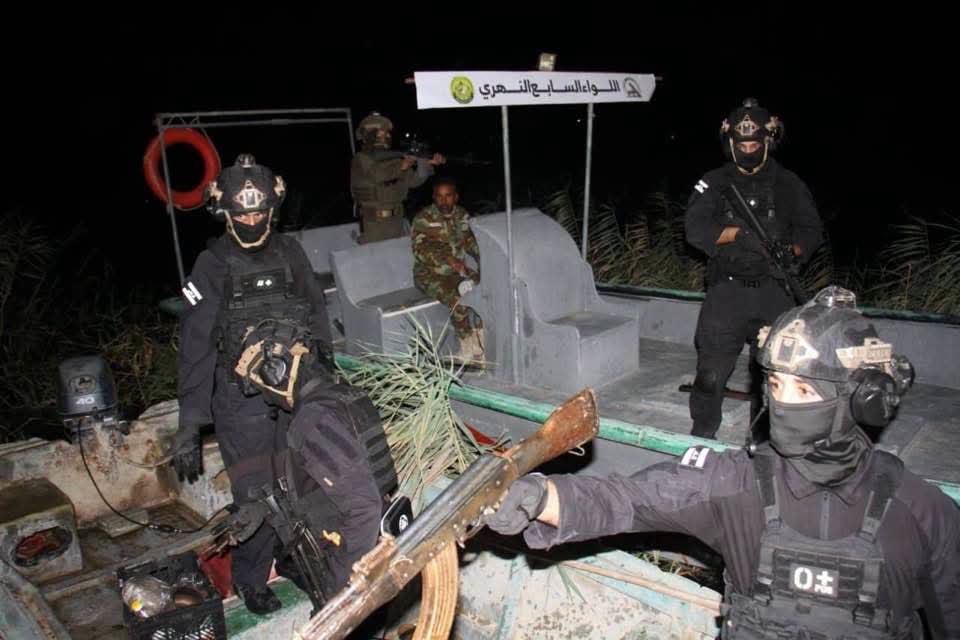 الحشد يحبط محاولة تسلل لمجموعة إرهابية عبر زورق في بحيرة الثرثار شرق الأنبار