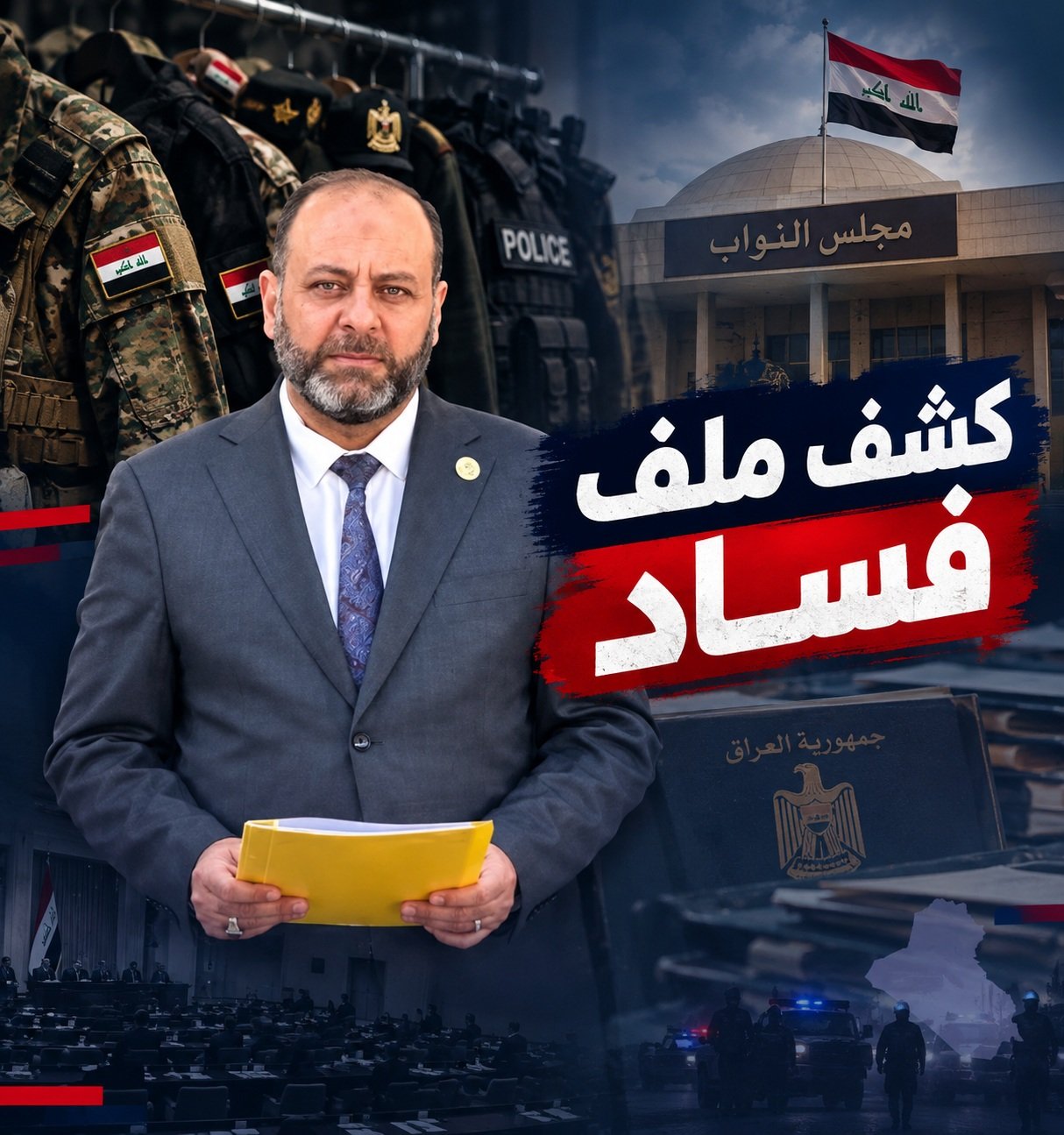 نائب عراقي يتحدث عن شبهات فساد بقيمة 17 مليار دينار ويشير إلى تفاوت كبير في أسعار شراء بدلات