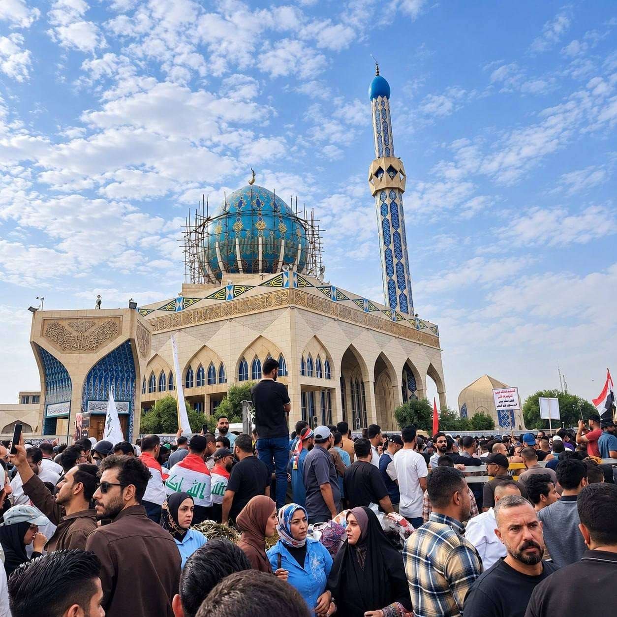 آلاف الخريجين الأوائل وحملة الشهادات العليا يتظاهرون في بغداد للمطالبة بالتعيين