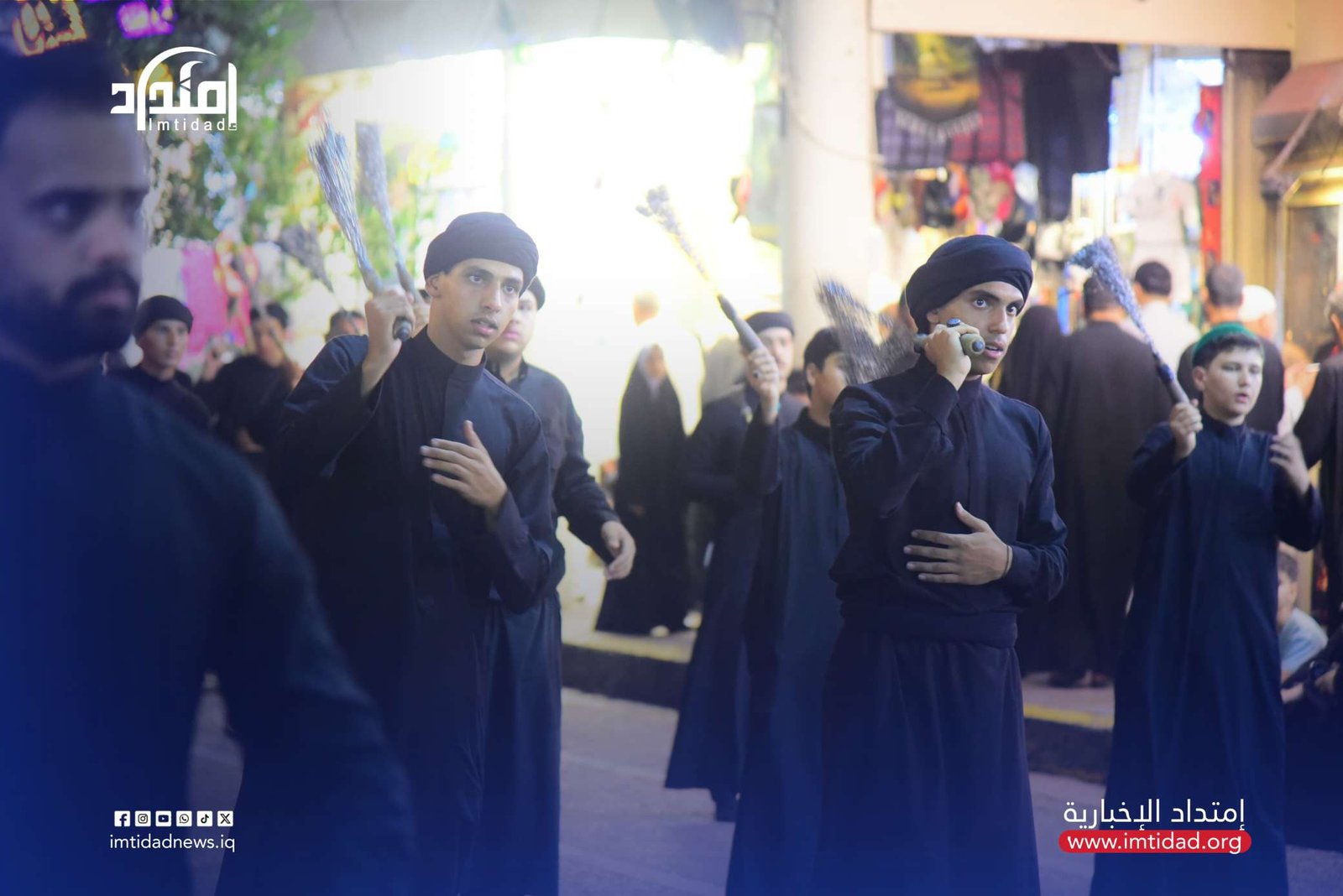 عزاء زنجيل في كربلاء يستحضر سيرة عبد المطلب في ذكرى وفاته